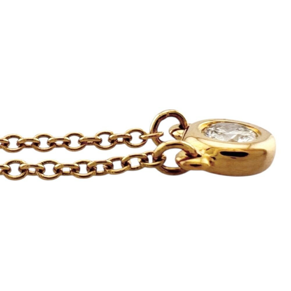 TIFFANY 18k Gold Diamond Necklace - Picture 4 of 7